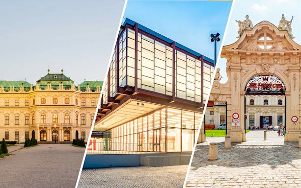 Belvedere Palace and Belvedere 21 Museum of Contemporary Art in Vienna.