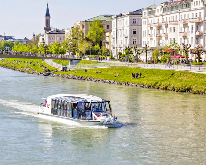 Salzburg River Cruise & Hellbrunn Palace & world-famous watertrick fountains