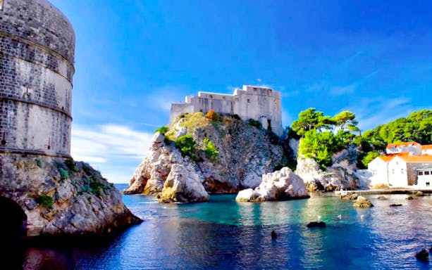 Fort Lovrijenac and Adriatic Sea view, Dubrovnik, Croatia, featured in King's Landing tour.