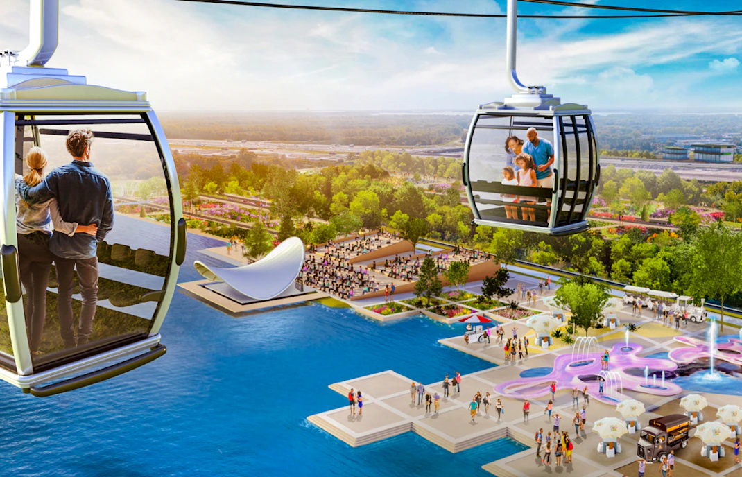 cable car ride at Floriade Expo 2022