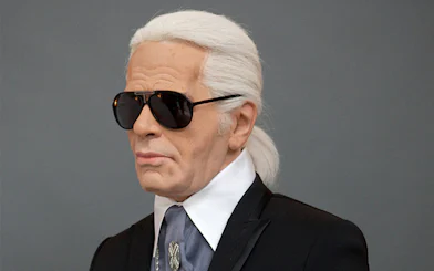 Wax figure with sunglasses at Panoptikum Das Wachsfigurenkabinett.