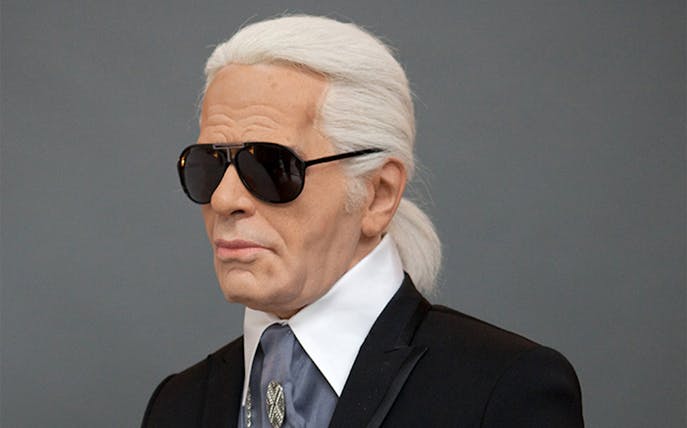 Wax figure with sunglasses at Panoptikum Das Wachsfigurenkabinett.