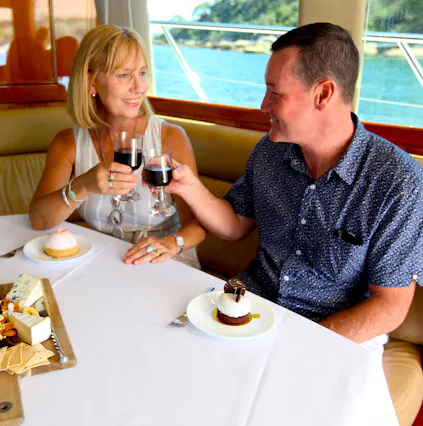 Eat dinner under the stars in this Sydney Harbour Cruise
