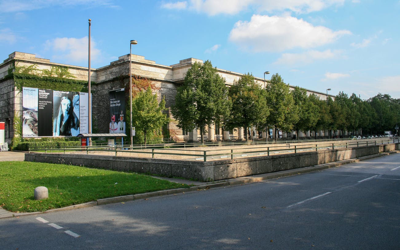 Exterior of Haus der Kunst in Munich, a key site on the Third Reich Tour.