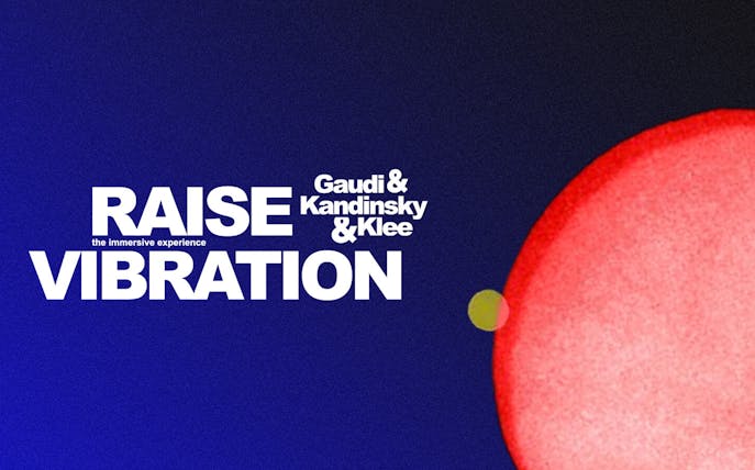 Raise Vibration immersive experience featuring Gaudi, Kandinsky, and Klee at Infinity des Lumières, Dubai.