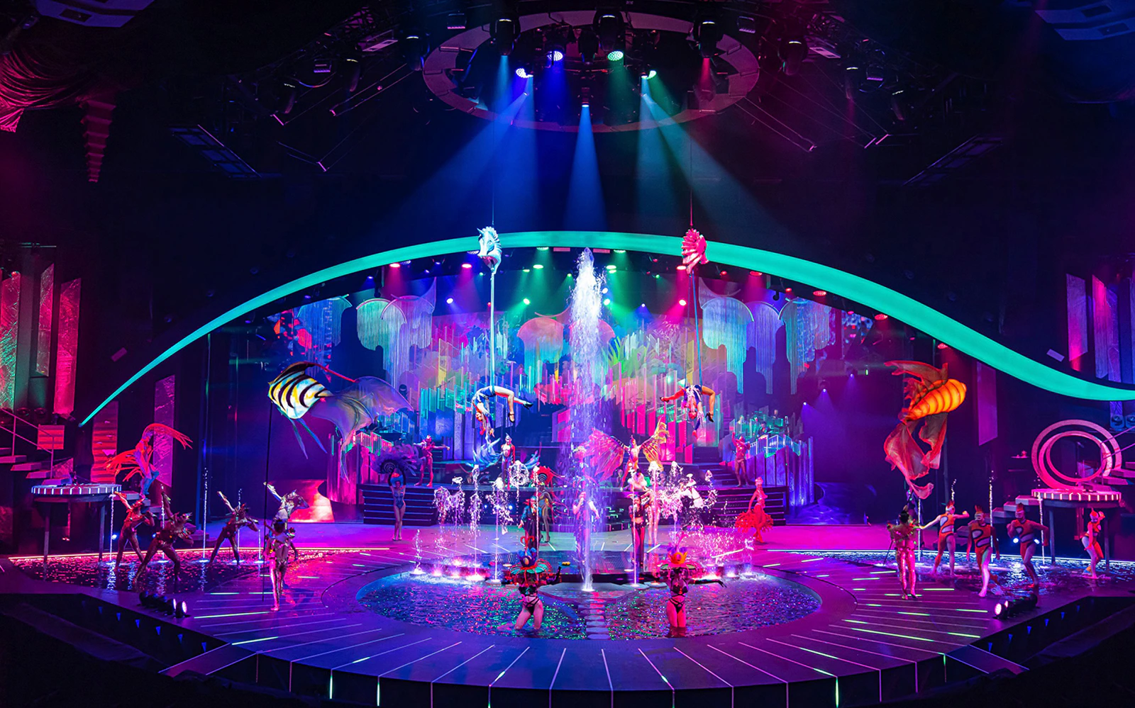 ARISE Grand Show lighting and set