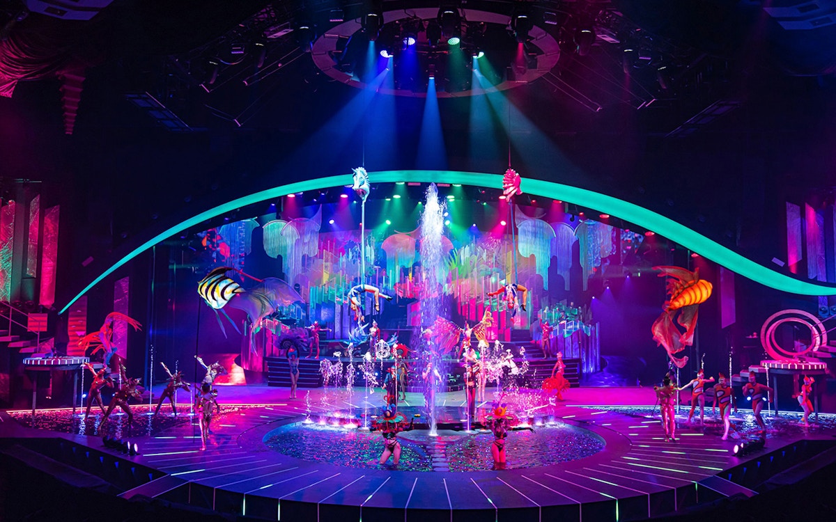 ARISE Grand Show lighting and set