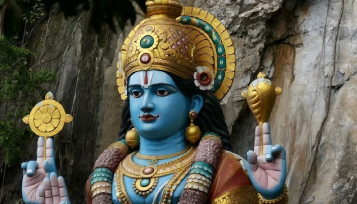 Statues and shrines inside