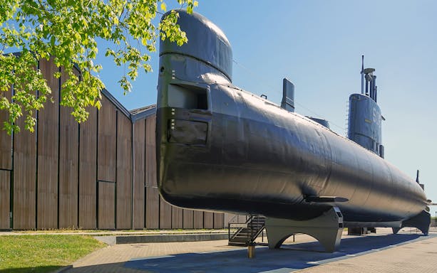 Submarine exhibit at the National Museum of Science and Technology Leonardo da Vinci, Milan.