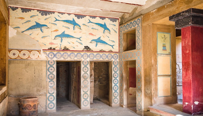 Inside Knossos Palace