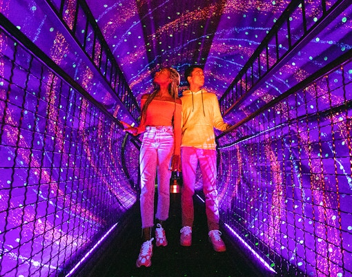 Vortex tunnel at Illuseum Berlin