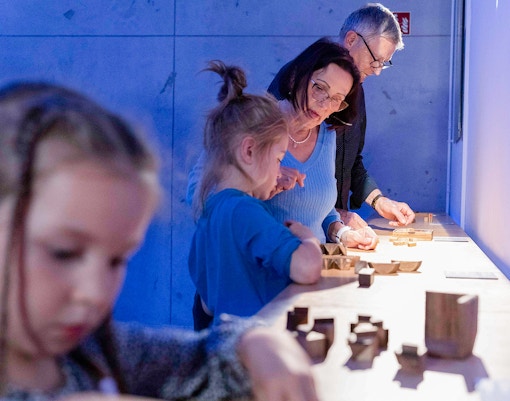 Puzzles and mind games section at Illuseum Berlin