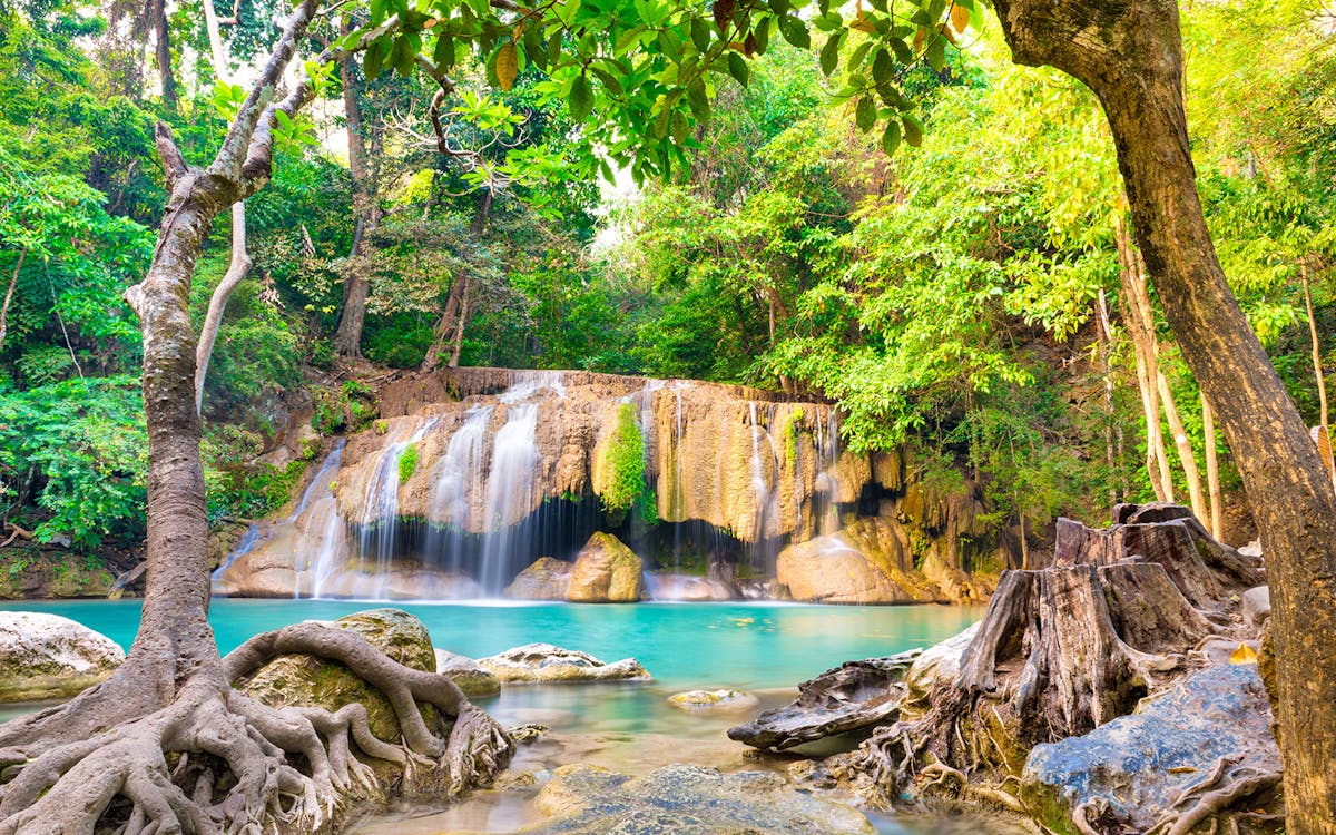 erawan national park tour: erawan waterfall and bridge over the river kwai-10 erawan national park tour: erawan waterfall and bridge over the river kwai-10
