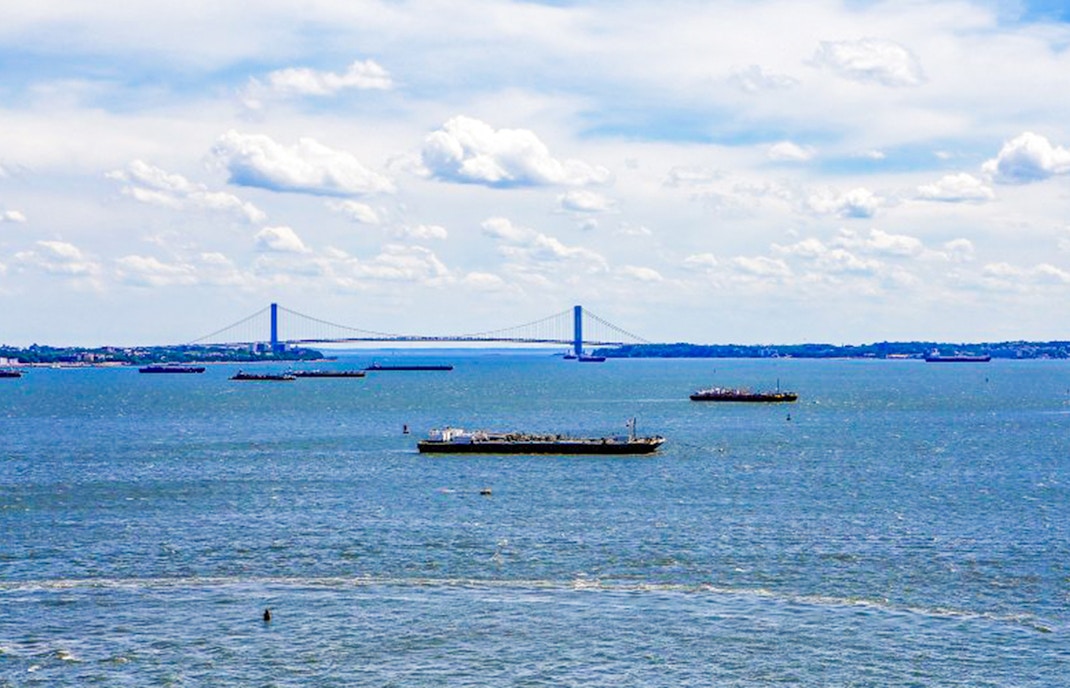 Ferry boat to the Statue of Liberty