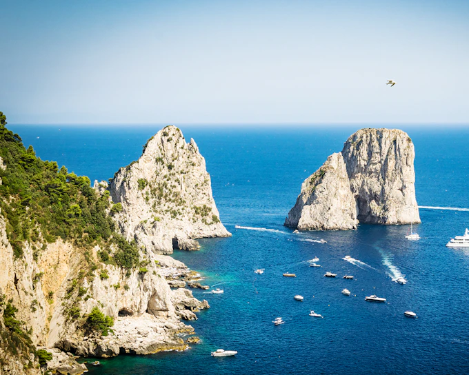 From Naples: Guided Tour of Capri & Blue Grotto with Round-Trip Boat Transfers