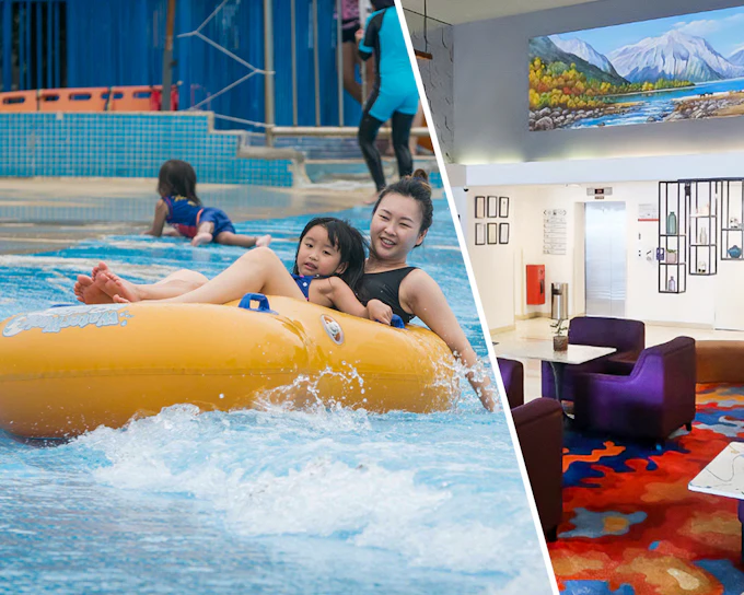Combo : Water World @ i-City Shah Alam + Room With Breakfast