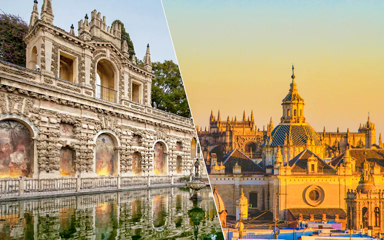 18020 Test combo Combo Alcazar Seville + Seville Cathedral Giralda Skip Line Tickets