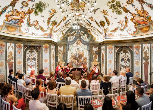 Sala Terrena: Concerto do Vienna Mozart Ensemble no local de trabalho de Mozart