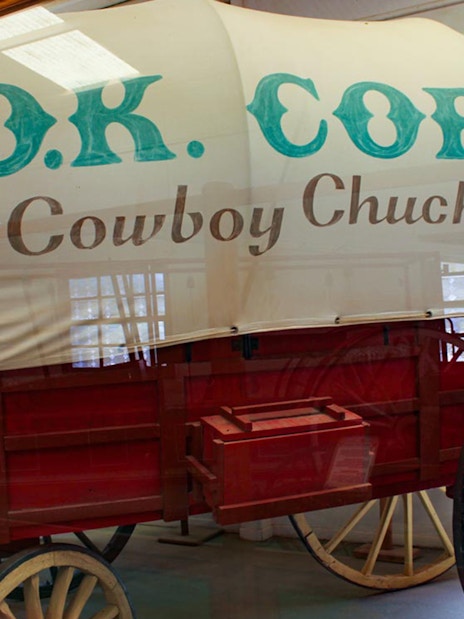 Chuck wagon display at Oasys MiniHollywood, Almería.