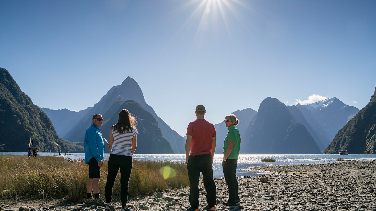 crucero milford sound, Paseo por la naturaleza