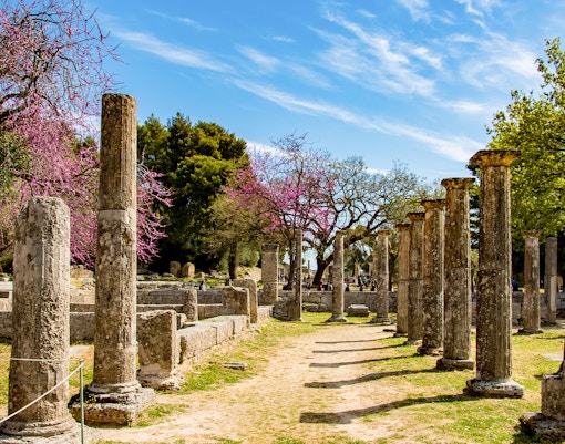 acropolis de atenas - antigua olimpia