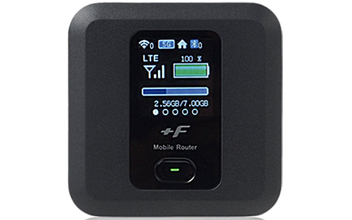 Portable WiFi router for Tokyo Unlimited 4G/LTE, available at Narita and Haneda Airports.