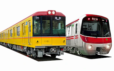 Tokyo subway trains for Spa LaQua and 24-hour subway ticket combo.