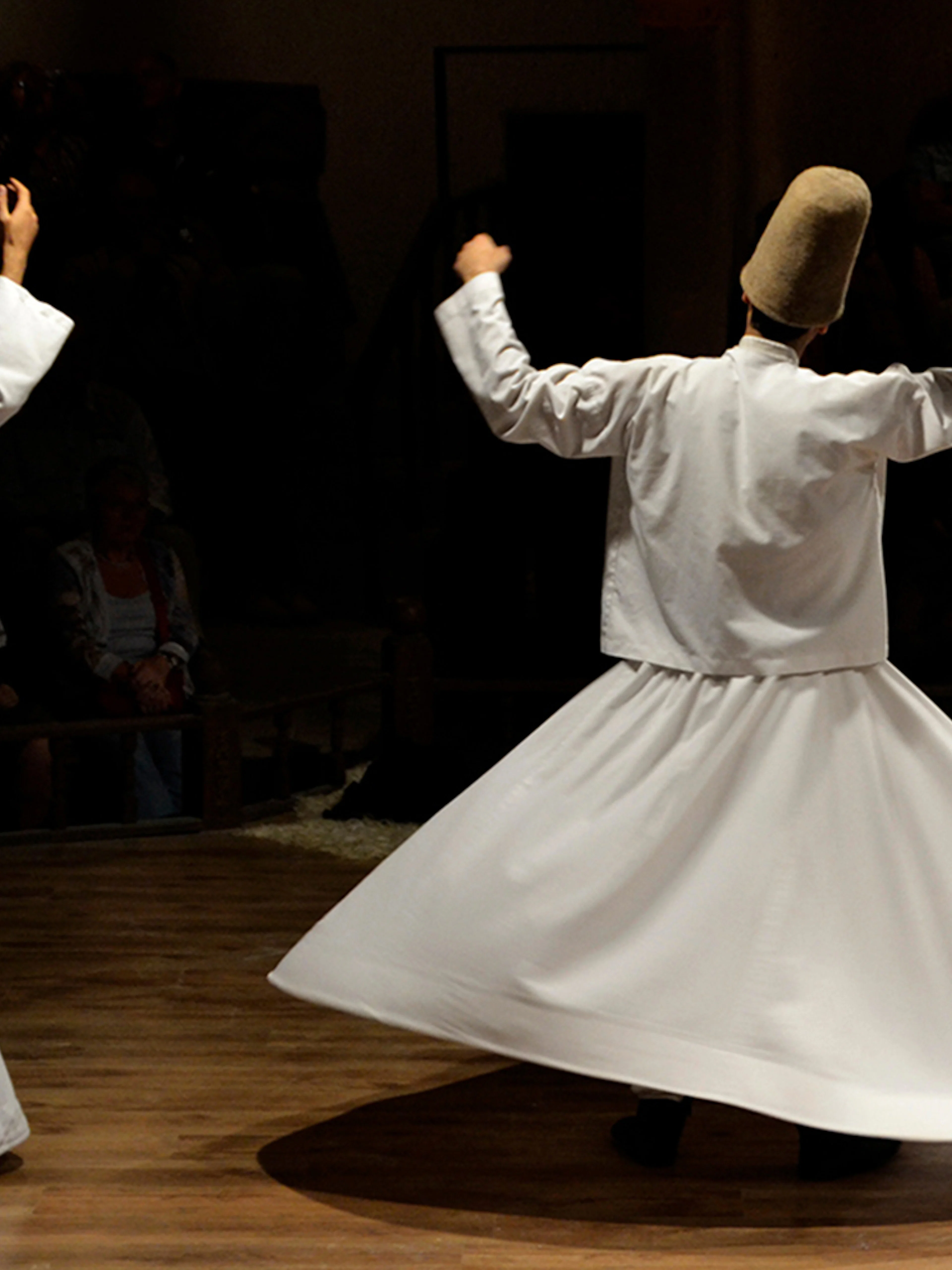Whirling Dervishes performing in Cappadocia.