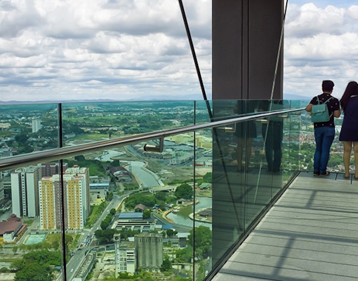 View of the skyline from The Shore Sky Towers