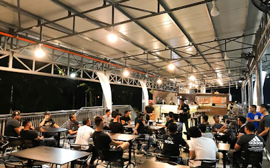 Group briefing at Go-Kart Langkawi, Morac Adventure Park.