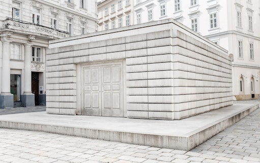 Holocaust Memorial at Judenplatz, Vienna, near the Jewish Museum.