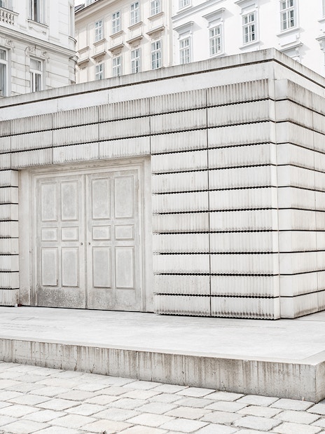 Holocaust Memorial at Judenplatz, Vienna, near the Jewish Museum.