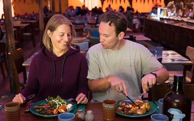 Dining experience at Hobbiton Movie Set tour from Rotorua.