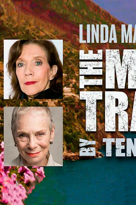 The Milk Train Doesn't Stop Here Anymore play poster with dates and cast names.