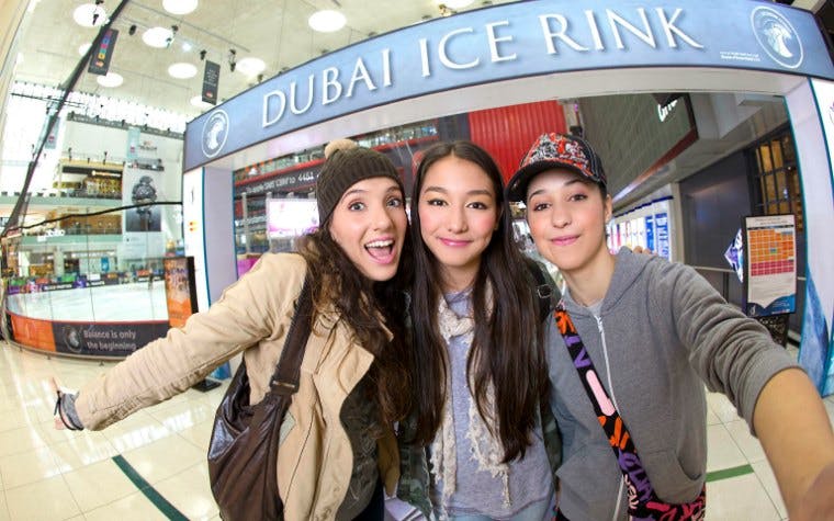 Dubai with kids- Dubai Ice Rink - 3