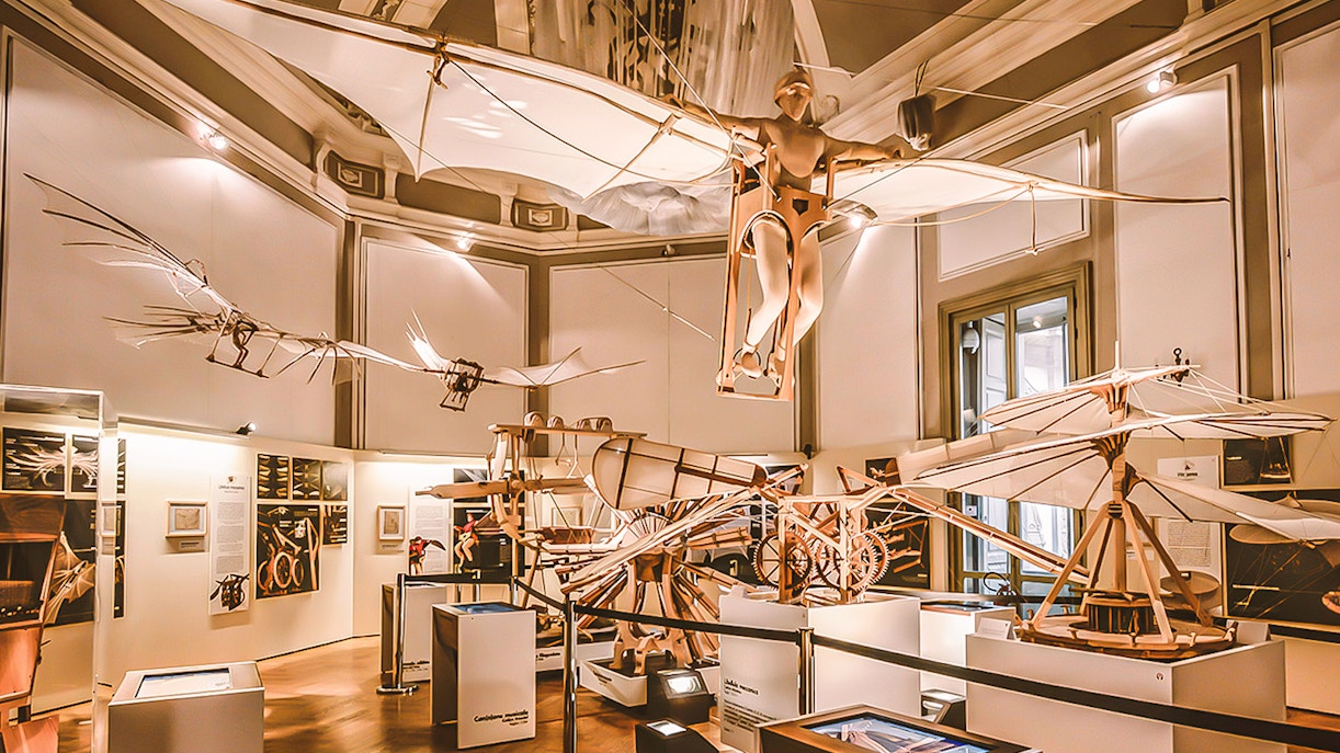 Ingressos para o Museu Leonardo3.