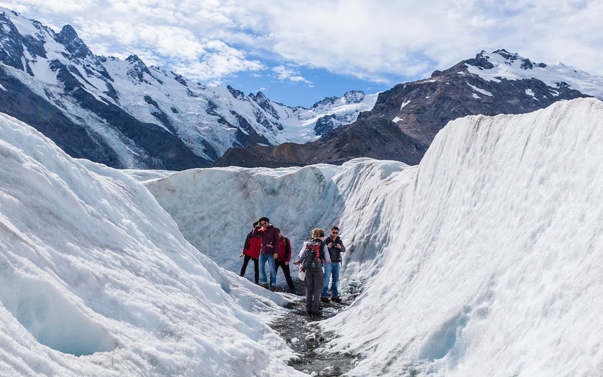 guided heli-hike tour on tasman glacier-9 guided heli-hike tour on tasman glacier-9
