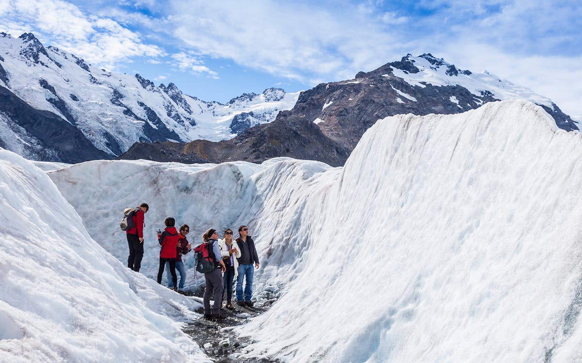 guided heli-hike tour on tasman glacier-6 guided heli-hike tour on tasman glacier-6