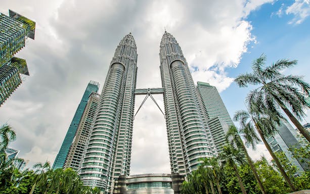 Petronas Twin Towers in Kuala Lumpur, part of The Great KL City Tour.