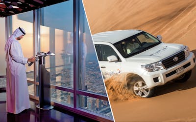 Combo (Save 22%): Burj Khalifa At The Top + Evening Desert Safari