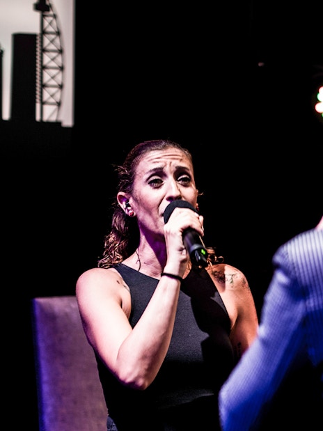 Performers singing Fado in Chiado, Lisbon.