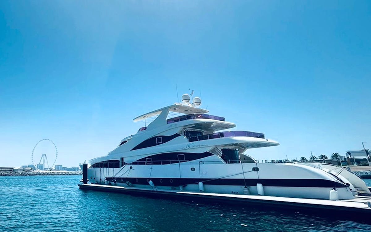 super yacht luxury tour of dubai harbour + optional gourmet meal-3 super yacht luxury tour of dubai harbour + optional gourmet meal-3