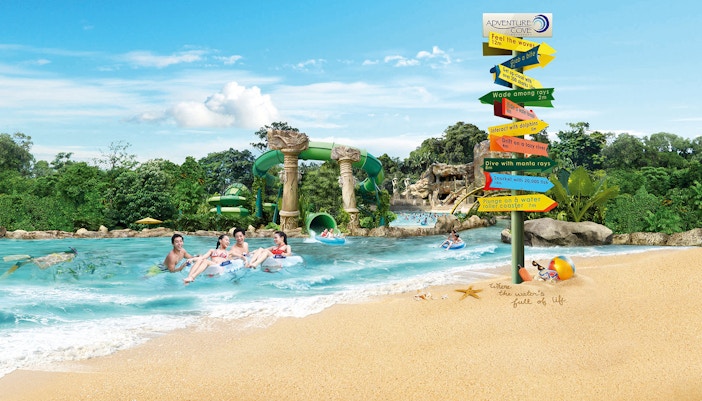 Ingressos para o teleférico de Singapura - Adventure Cove Waterpark