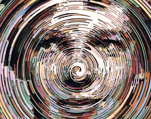 Changing Lenticular Images at Illusion Art Museum Prague