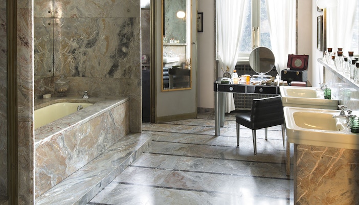 Basement of the Villa Necchi Campiglio