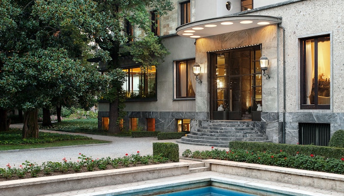 Fumoir of Villa Necchi Campiglio