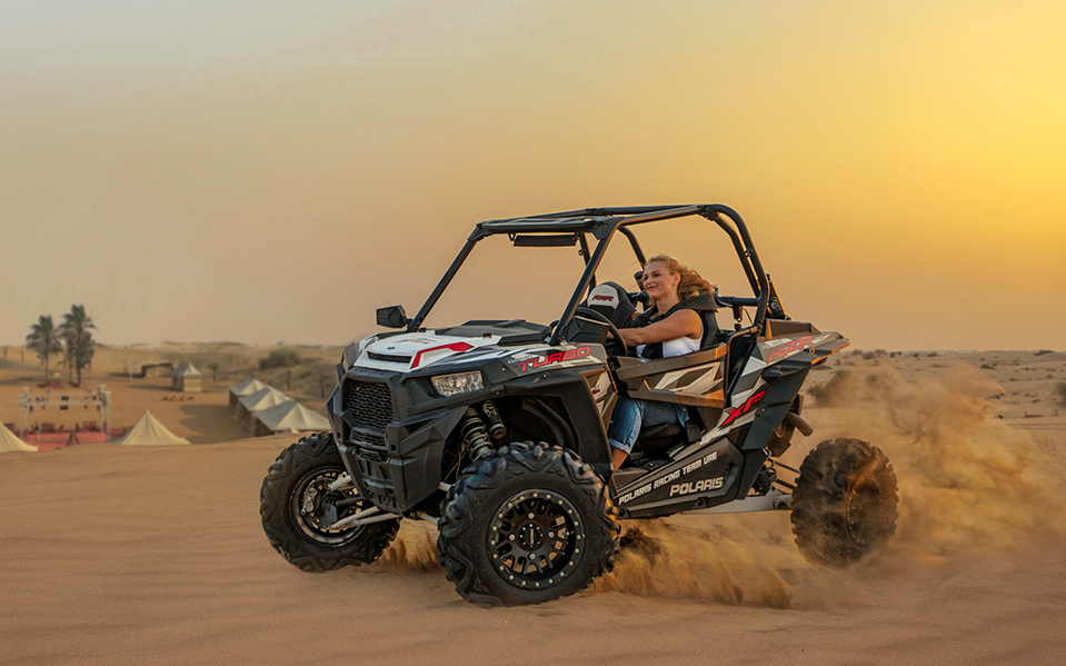 Evening Desert Safari with BBQ Dinner and Quad Biking