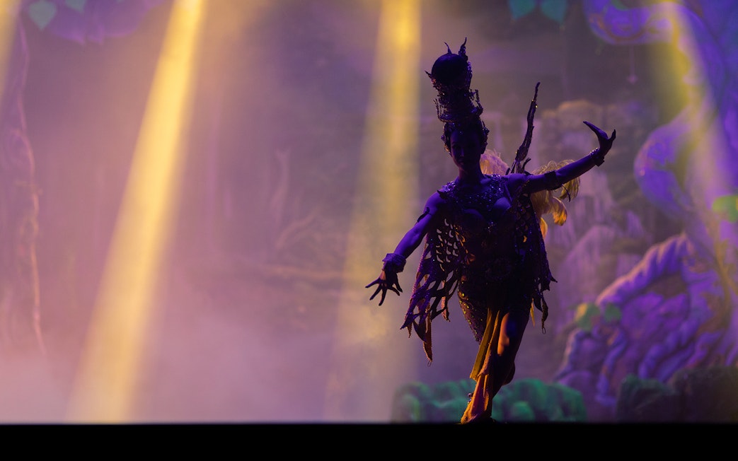 Performer on stage at Alcazar Cabaret Show, Pattaya, Thailand.