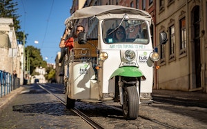 Tram 28 in Lissabon