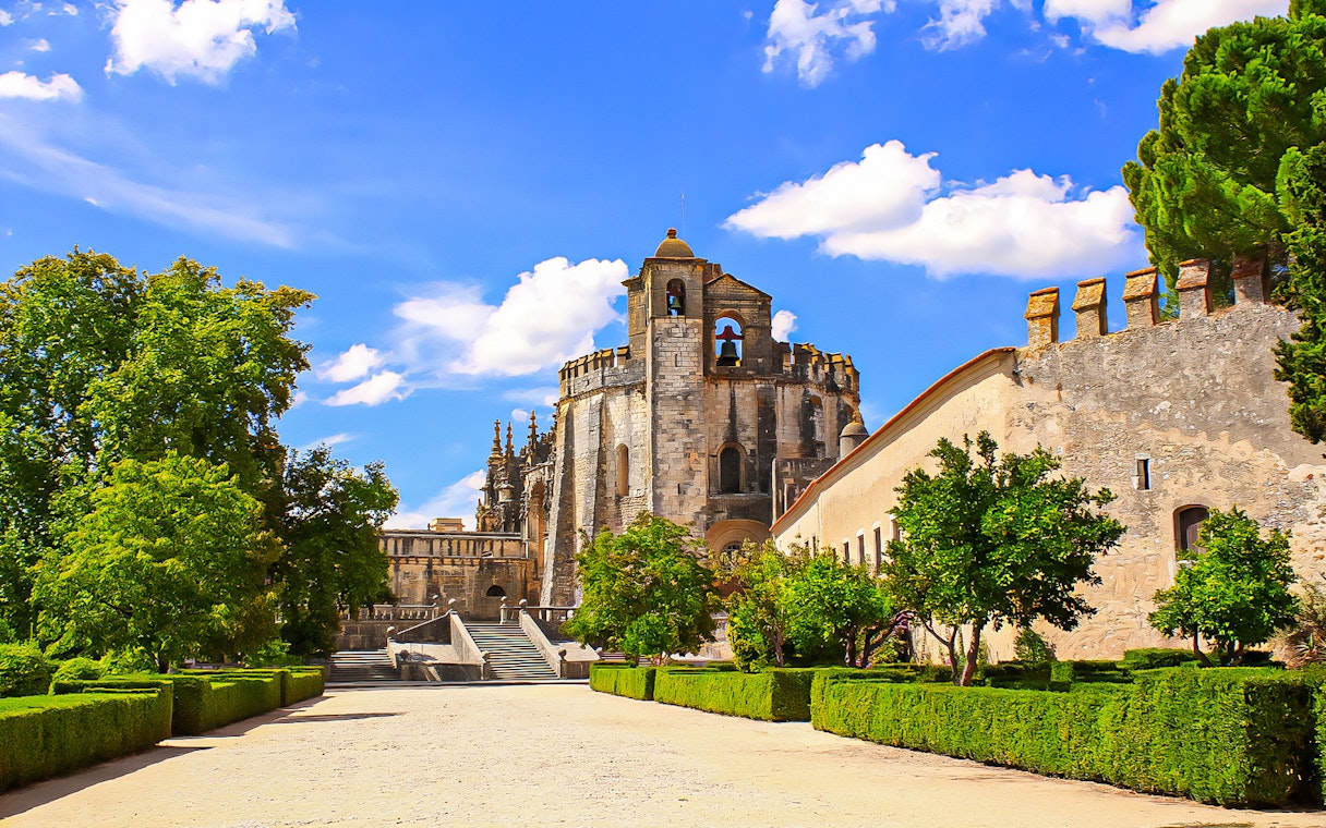 Tomar's Convent of Christ, a key site on the Knights Templar Tour from Lisbon.